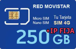 250 GB IP Fija